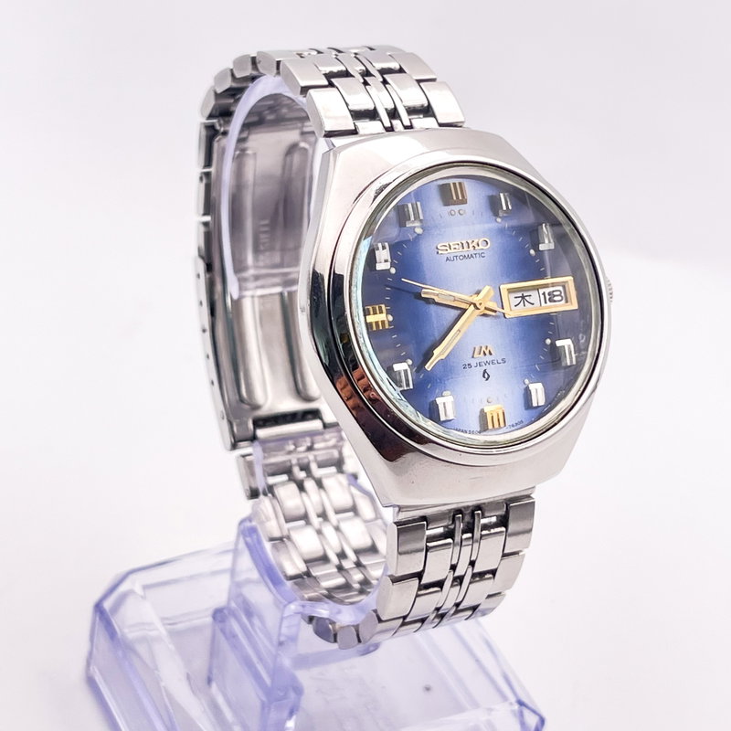 Seiko Seiko - LM "Gradient Blue Sunburst" 青嵐 (Ao Arashi) – Blue Storm - No Reserve Price - 5606-7191 - Men - 1973 vintage watch - image 3