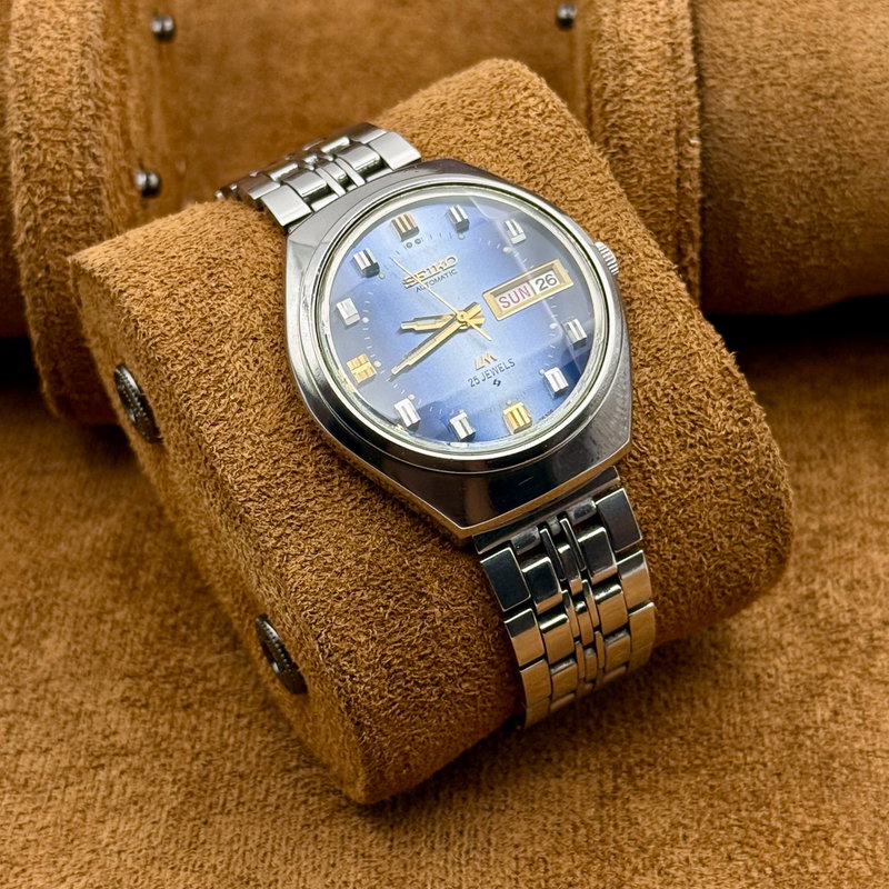 Seiko Seiko - LM "Gradient Blue Sunburst" 青嵐 (Ao Arashi) – Blue Storm - No Reserve Price - 5606-7191 - Men - 1973 vintage watch - image 13