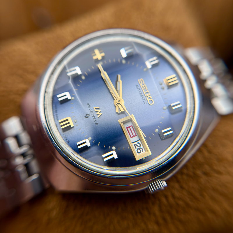 Seiko Seiko - LM "Gradient Blue Sunburst" 青嵐 (Ao Arashi) – Blue Storm - No Reserve Price - 5606-7191 - Men - 1973 vintage watch - image 19