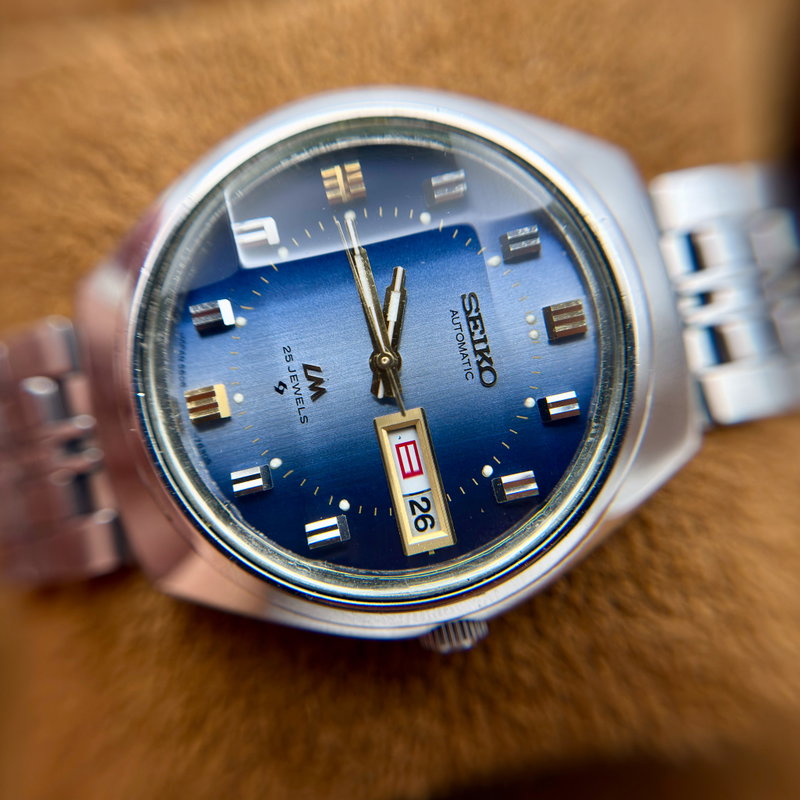 Seiko Seiko - LM "Gradient Blue Sunburst" 青嵐 (Ao Arashi) – Blue Storm - No Reserve Price - 5606-7191 - Men - 1973 vintage watch - image 24