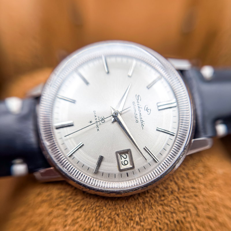 Seiko Seiko - Seikomatic Slimdate 白霧 (Shirogiri) – White Mist - No reserve price - 841990 - Men - 1964 vintage watch - image 14