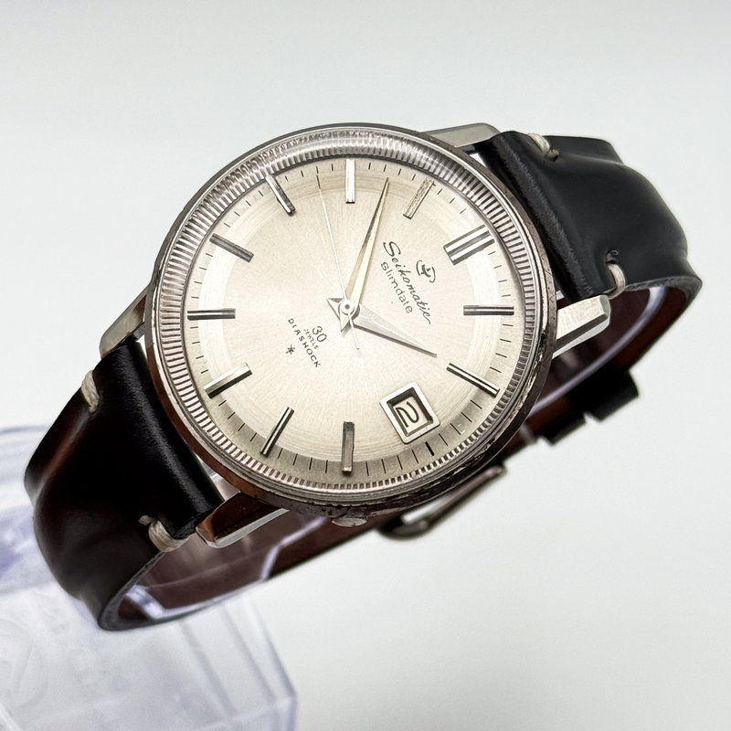 Seiko Seiko - Seikomatic Slimdate 白霧 (Shirogiri) – White Mist - No reserve price - 841990 - Men - 1964 vintage watch - image 1