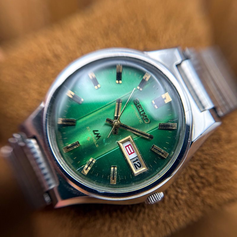 Seiko Seiko - Lord Matic "Vivid Emerald Sunburst" 光映 (Kōei) – Reflected Light - No reserve price - 5606-7351 - Men - 1974 vintage watch - image 11