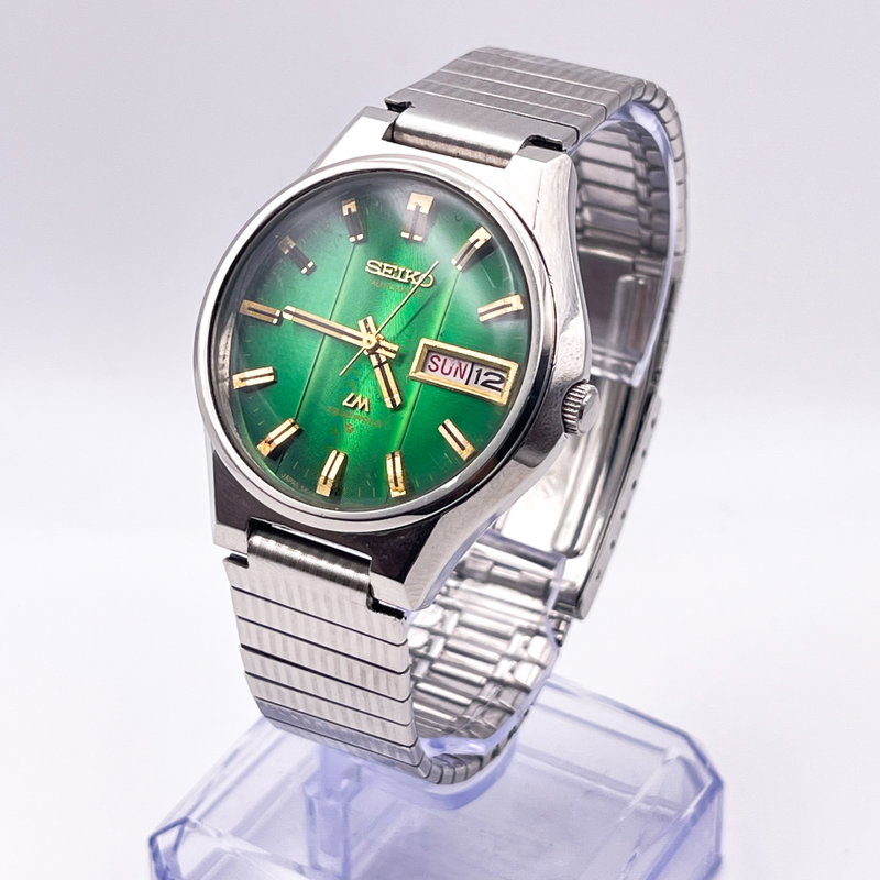 Seiko Seiko - Lord Matic "Vivid Emerald Sunburst" 光映 (Kōei) – Reflected Light - No reserve price - 5606-7351 - Men - 1974 vintage watch - image 19