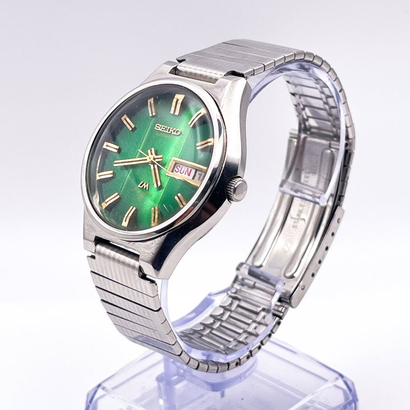 Seiko Seiko - Lord Matic "Vivid Emerald Sunburst" 光映 (Kōei) – Reflected Light - No reserve price - 5606-7351 - Men - 1974 vintage watch - image 21
