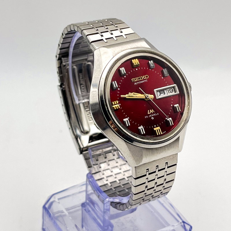 Seiko Seiko - Lord Matic "Gradient Ruby Sunburst" 焔暈 (Hon’un) – Flame Aura - No Reserve Price - 5606-7290 - Men - 1973 vintage watch - image 20