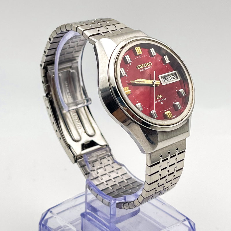 Seiko Seiko - Lord Matic "Gradient Ruby Sunburst" 焔暈 (Hon’un) – Flame Aura - No Reserve Price - 5606-7290 - Men - 1973 vintage watch - image 21