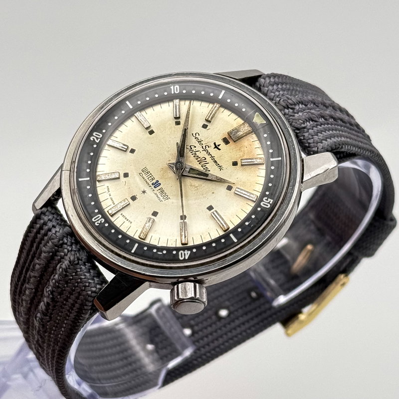 Seiko Seiko - Sportsmatic SilverWave "Legendary First-Edition Diver" 風華 (Fūka) – Elegant Wind - No Reserve Price - 697990 - Men - 1964 vintage watch - image 15