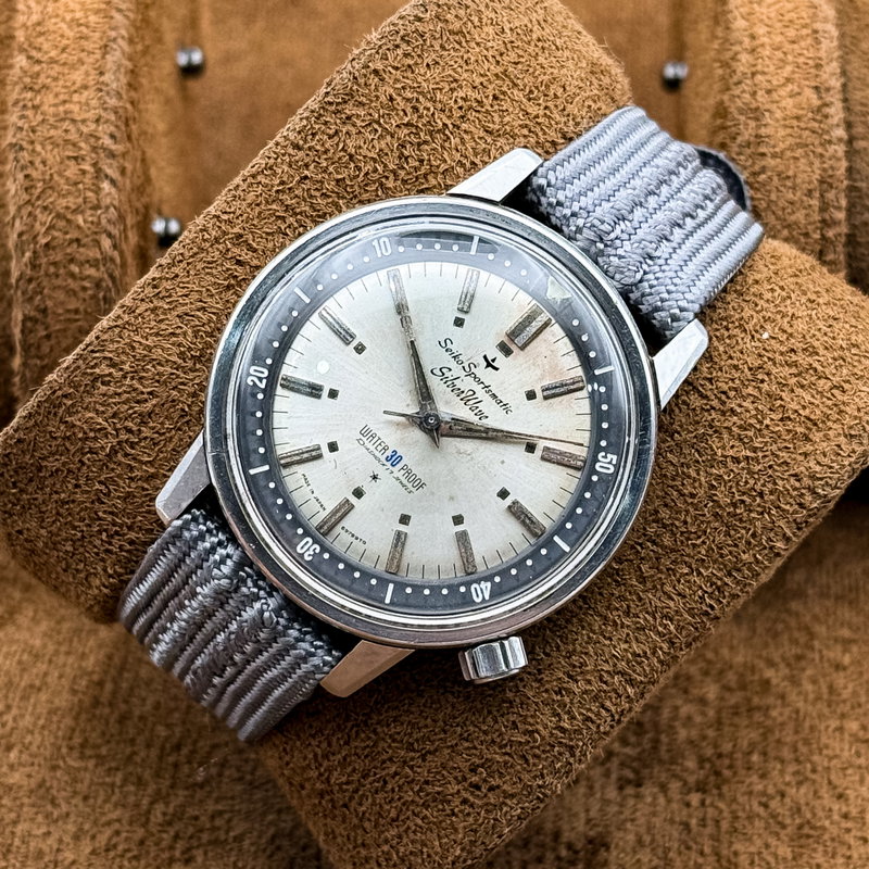 Seiko Seiko - Sportsmatic SilverWave "Legendary First-Edition Diver" 風華 (Fūka) – Elegant Wind - No Reserve Price - 697990 - Men - 1964 vintage watch - image 16