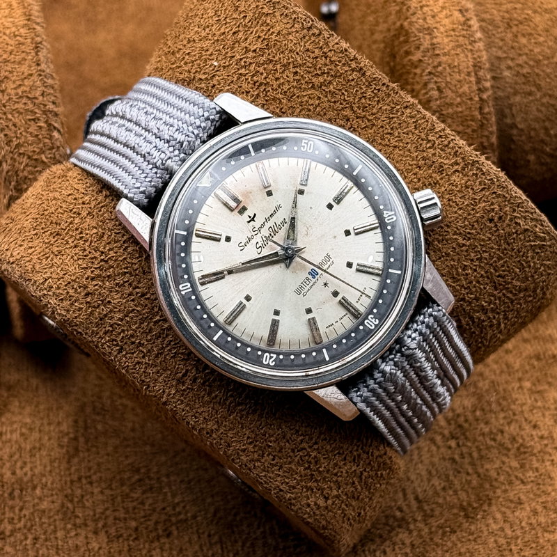 Seiko Seiko - Sportsmatic SilverWave "Legendary First-Edition Diver" 風華 (Fūka) – Elegant Wind - No Reserve Price - 697990 - Men - 1964 vintage watch - image 18