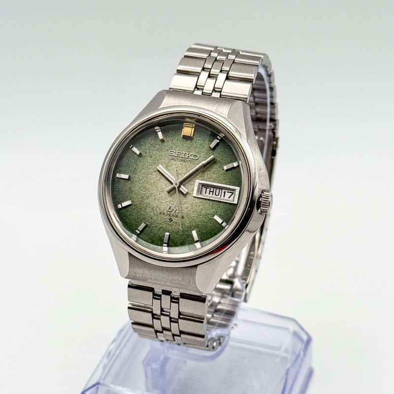 Seiko Seiko - LM "Gradient Green Sunburst" 樹影 (Juei) – Shadow of the Tree - No reserve price - 5606-7290 - Men - 1973 vintage watch - image 7