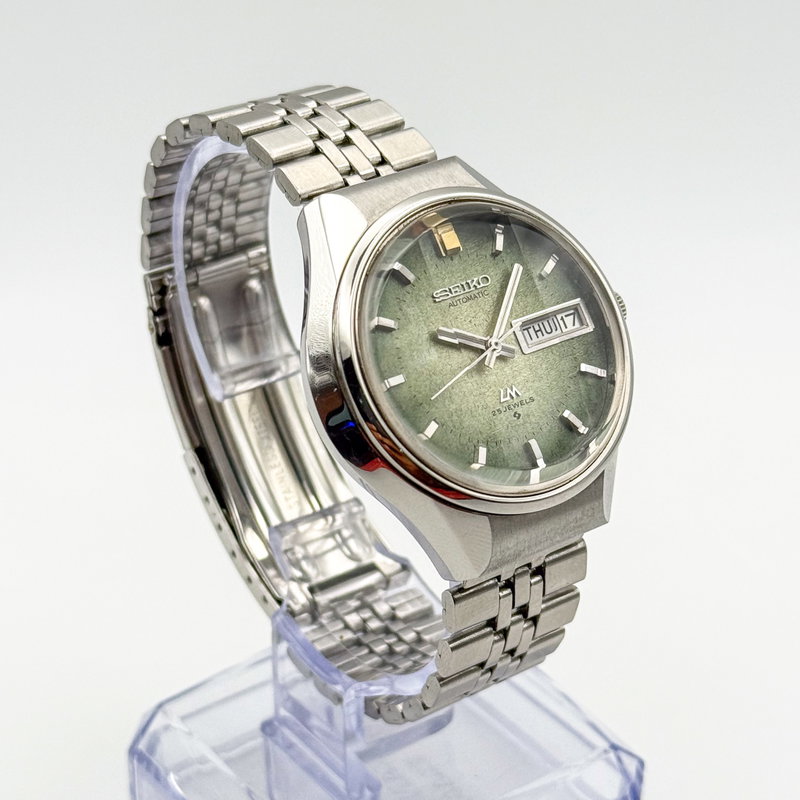 Seiko Seiko - LM "Gradient Green Sunburst" 樹影 (Juei) – Shadow of the Tree - No reserve price - 5606-7290 - Men - 1973 vintage watch - image 10