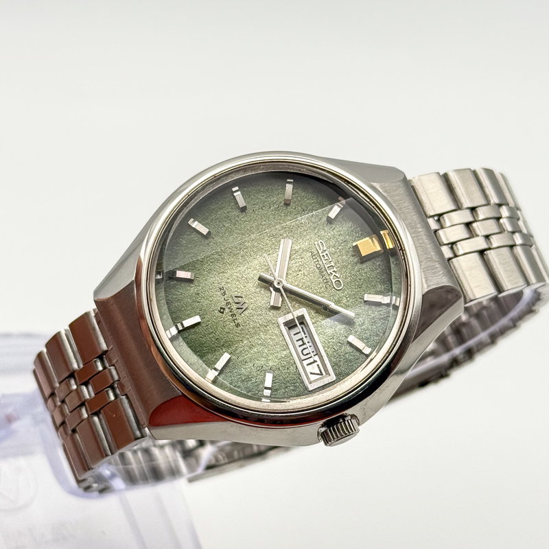 Seiko Seiko - LM "Gradient Green Sunburst" 樹影 (Juei) – Shadow of the Tree - No reserve price - 5606-7290 - Men - 1973 vintage watch - image 14