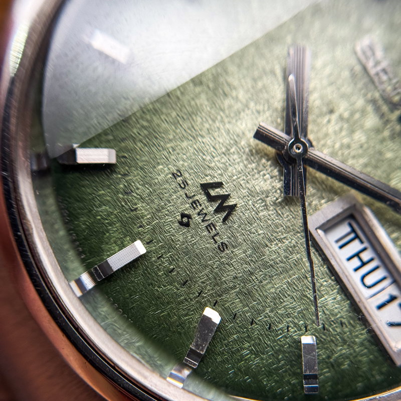 Seiko Seiko - LM "Gradient Green Sunburst" 樹影 (Juei) – Shadow of the Tree - No reserve price - 5606-7290 - Men - 1973 vintage watch - image 25