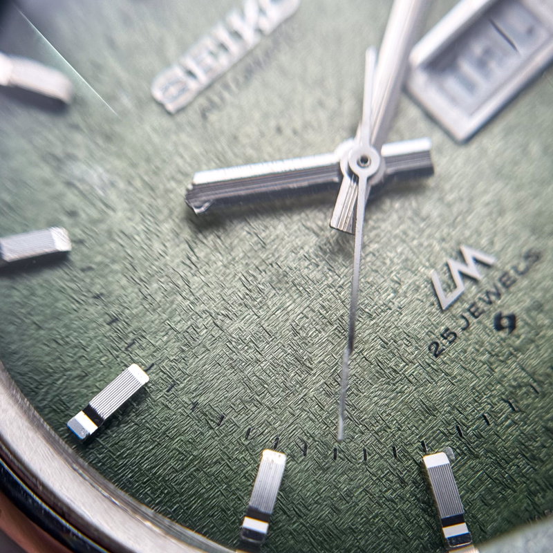 Seiko Seiko - LM "Gradient Green Sunburst" 樹影 (Juei) – Shadow of the Tree - No reserve price - 5606-7290 - Men - 1973 vintage watch - image 26