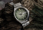 Seiko - LM "Gradient Green Sunburst" 樹影 (Juei) – Shadow of the Tree - No reserve price - 5606-7290 - Men - 1973