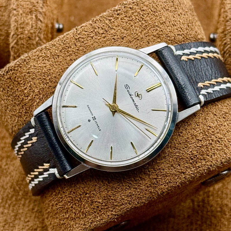 Seiko Seiko - Seikomatic 銀霧 (Gingiri) – Silver Mist - No reserve price - J14064D - Men - 1960 vintage watch - image 6
