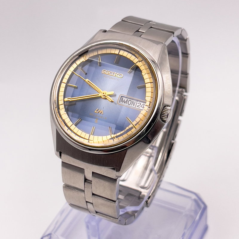 Seiko Seiko - LM "Gradient Vivid Blue Sunburst" [Near-Mint] 輝軸 – Kijiku – Axis of Light - No reserve price - 5606-7230 - Men - 1973 vintage watch - image 2