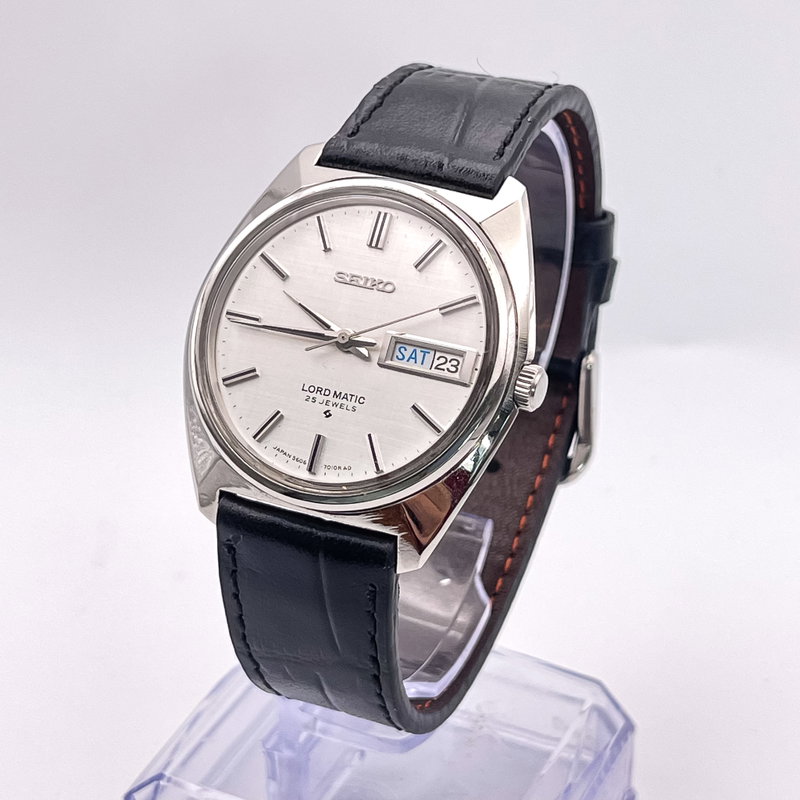 Seiko Seiko - Lord Matic [Serviced] "Near-NOS" 晴影 (Harekage) – Clear Shadow - No Reserve Price - 5606-7000 - Men - 1970 vintage watch - image 1
