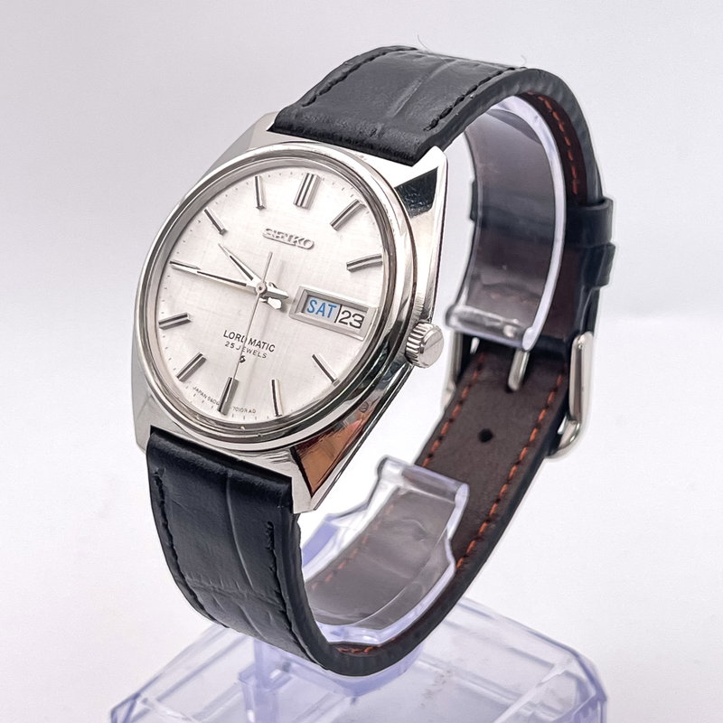 Seiko Seiko - Lord Matic [Serviced] "Near-NOS" 晴影 (Harekage) – Clear Shadow - No Reserve Price - 5606-7000 - Men - 1970 vintage watch - image 2