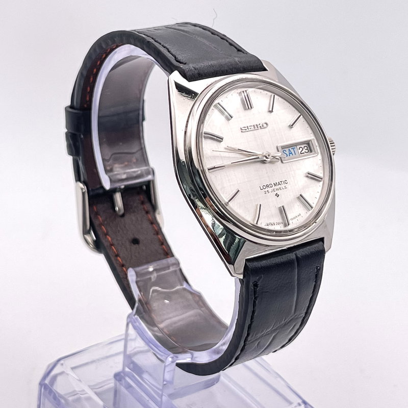 Seiko Seiko - Lord Matic [Serviced] "Near-NOS" 晴影 (Harekage) – Clear Shadow - No Reserve Price - 5606-7000 - Men - 1970 vintage watch - image 4