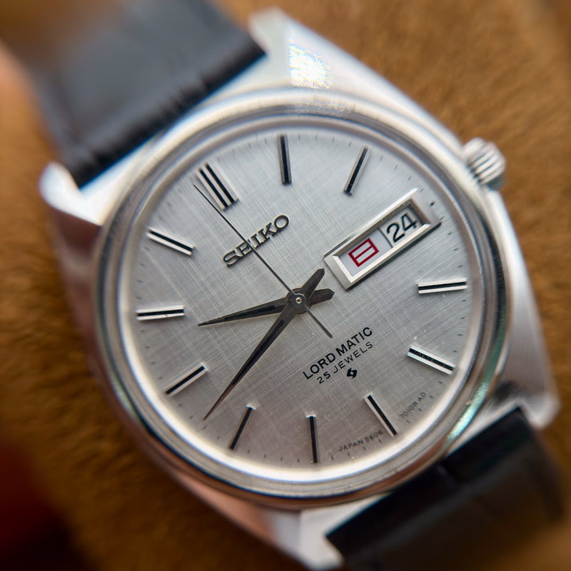 Seiko Seiko - Lord Matic [Serviced] "Near-NOS" 晴影 (Harekage) – Clear Shadow - No Reserve Price - 5606-7000 - Men - 1970 vintage watch - image 16