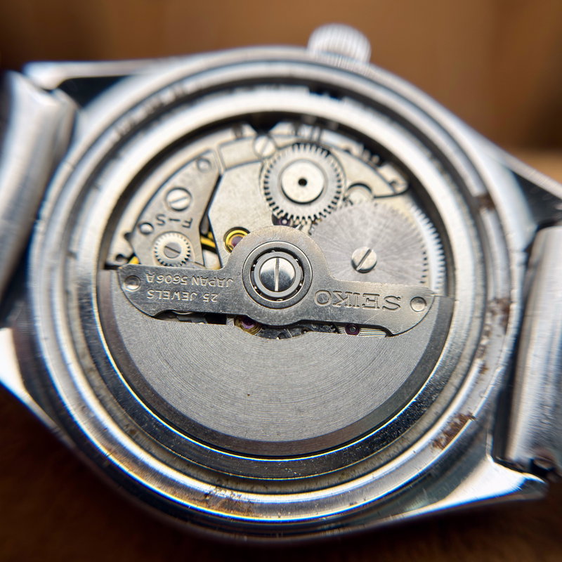 Seiko Seiko - LM "Gradient Brown Sunburst" 暖環 (Dankan) – Warm Halo - Ingen mindstepris - 5606-7360 - Men - 1974 vintage watch - image 18