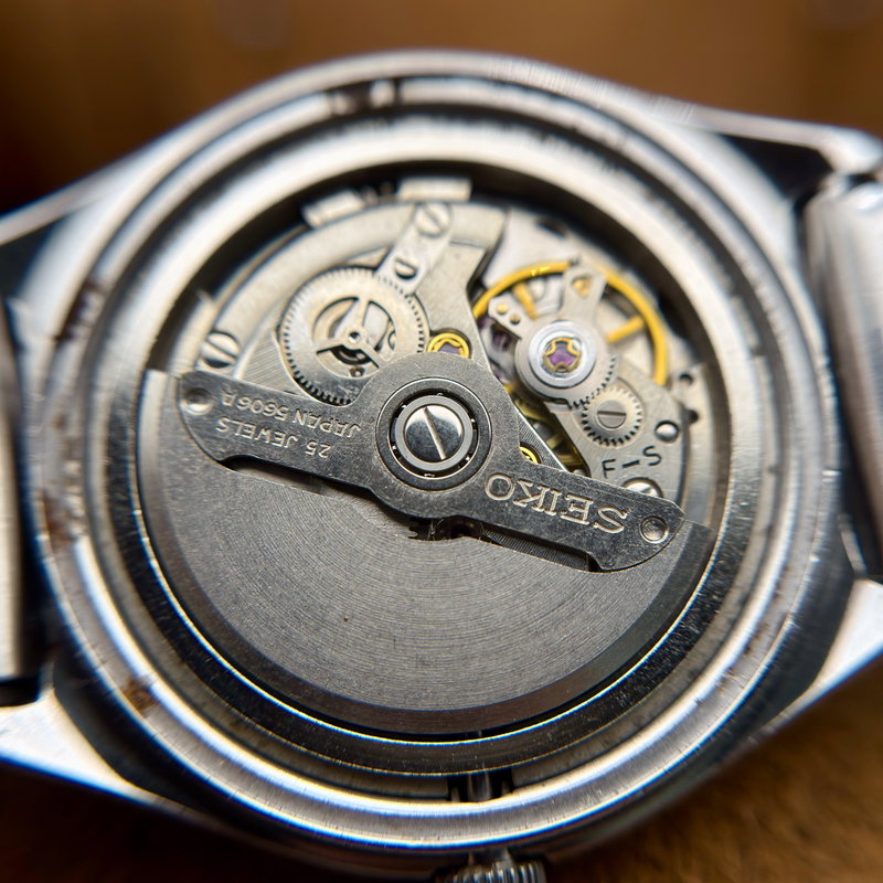Seiko Seiko - LM "Gradient Brown Sunburst" 暖環 (Dankan) – Warm Halo - Ingen mindstepris - 5606-7360 - Men - 1974 vintage watch - image 19
