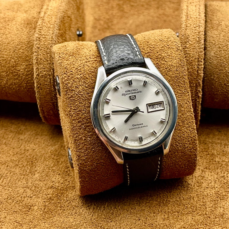 Seiko Seiko - Sportsmatic 5 Deluxe 月潮 (Tsuki Shio) – Moon Tide - Ingen mindstepris - 7619-9010 - Men - 1967 vintage watch - image 10