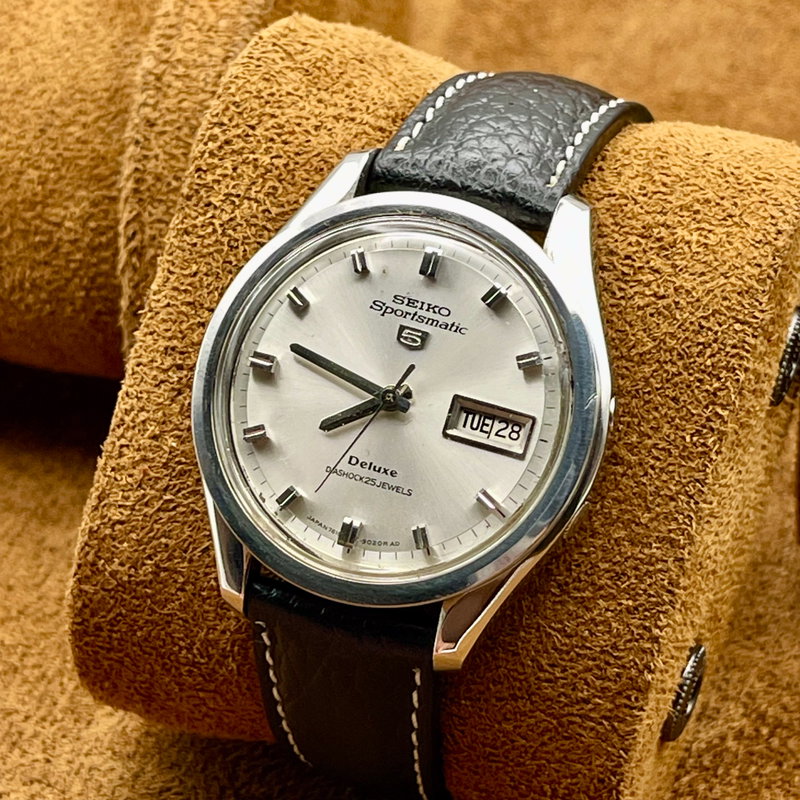 Seiko Seiko - Sportsmatic 5 Deluxe 月潮 (Tsuki Shio) – Moon Tide - Ingen mindstepris - 7619-9010 - Men - 1967 vintage watch - image 14