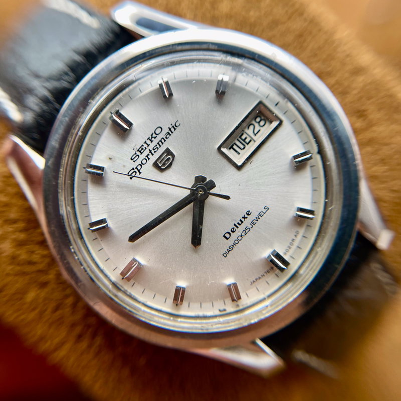 Seiko Seiko - Sportsmatic 5 Deluxe 月潮 (Tsuki Shio) – Moon Tide - Ingen mindstepris - 7619-9010 - Men - 1967 vintage watch - image 16