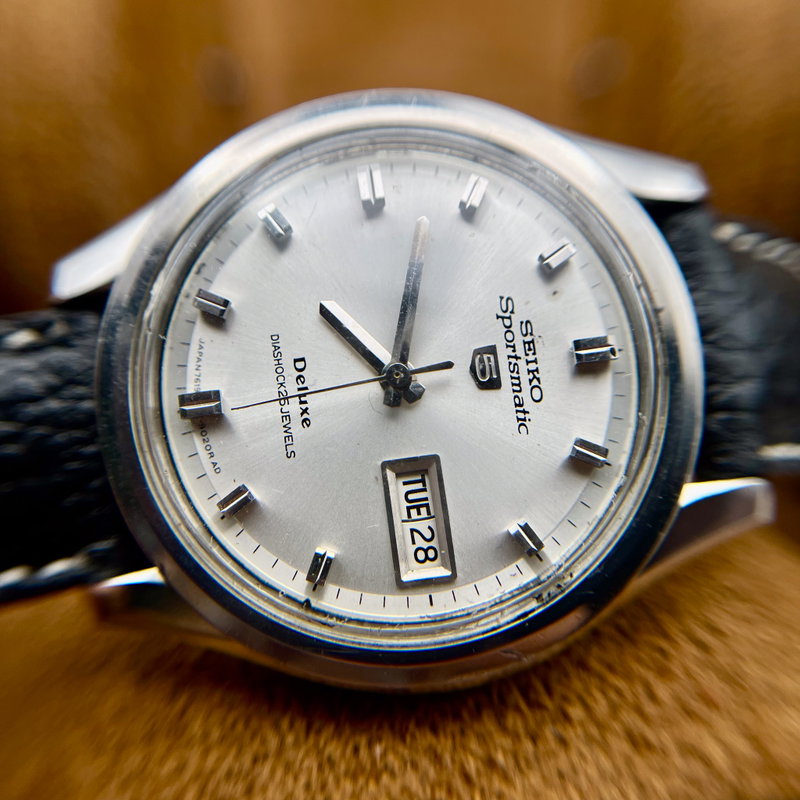 Seiko Seiko - Sportsmatic 5 Deluxe 月潮 (Tsuki Shio) – Moon Tide - Ingen mindstepris - 7619-9010 - Men - 1967 vintage watch - image 18