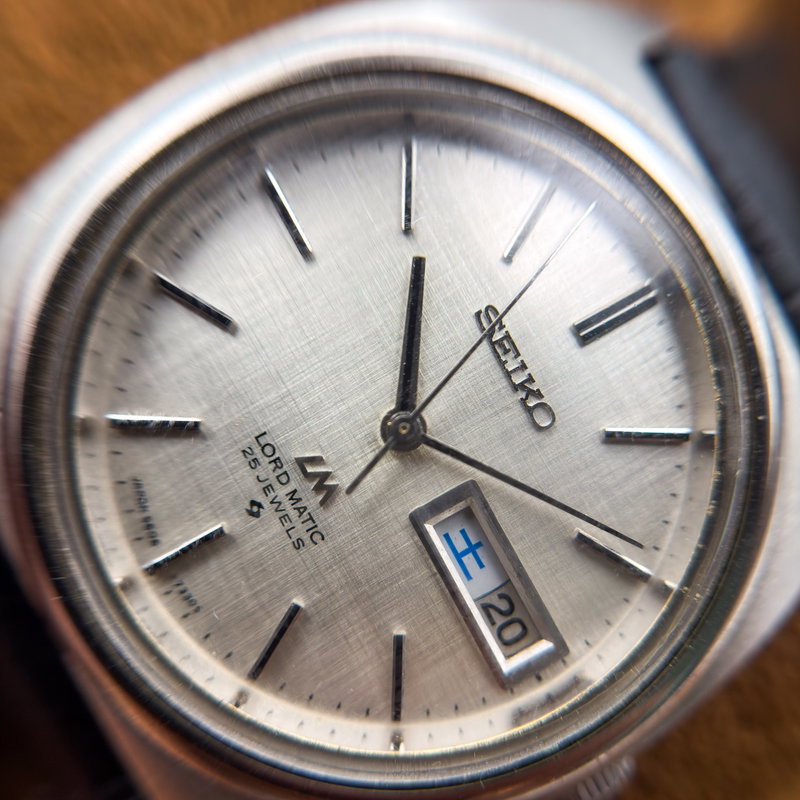 Seiko Seiko - Lord Matic "Linen-dial" 銀輝 (Ginki) – Silver Radiance - No Reserve Price - 5606-7140 - Men - 1971 vintage watch - image 15