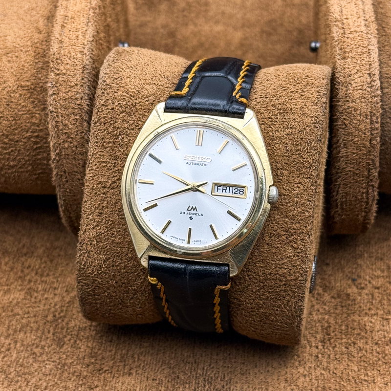 Seiko Seiko - Lord Matic 金輪 (Kinrin) – Golden Halo - No Reserve Price - 5606-7000 - Men - 1970-1979  vintage watch - image 12