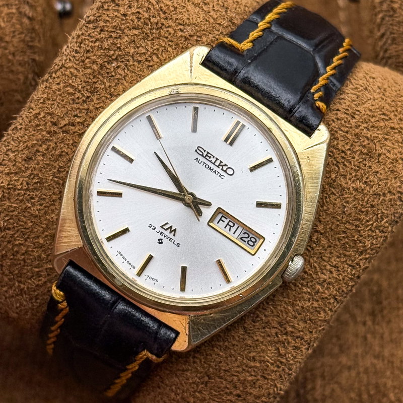 Seiko Seiko - Lord Matic 金輪 (Kinrin) – Golden Halo - No Reserve Price - 5606-7000 - Men - 1970-1979  vintage watch - image 1