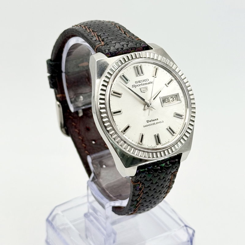 Seiko Seiko - Sportsmatic Deluxe [Near-Mint] "Serviced" 光焦 – Kōshō – Focused Light - No Reserve Price - 7619-9040 - Men - 1966 vintage watch - image 4