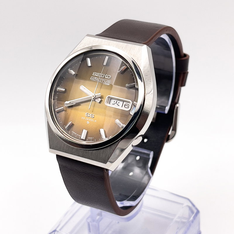 Seiko Seiko - 5 Actus SS "Gradient Golden Sunburst" [Near-Mint] 耀輪 – Yōrin – Radiant Circle - No reserve price - Men - 1975 vintage watch - image 2