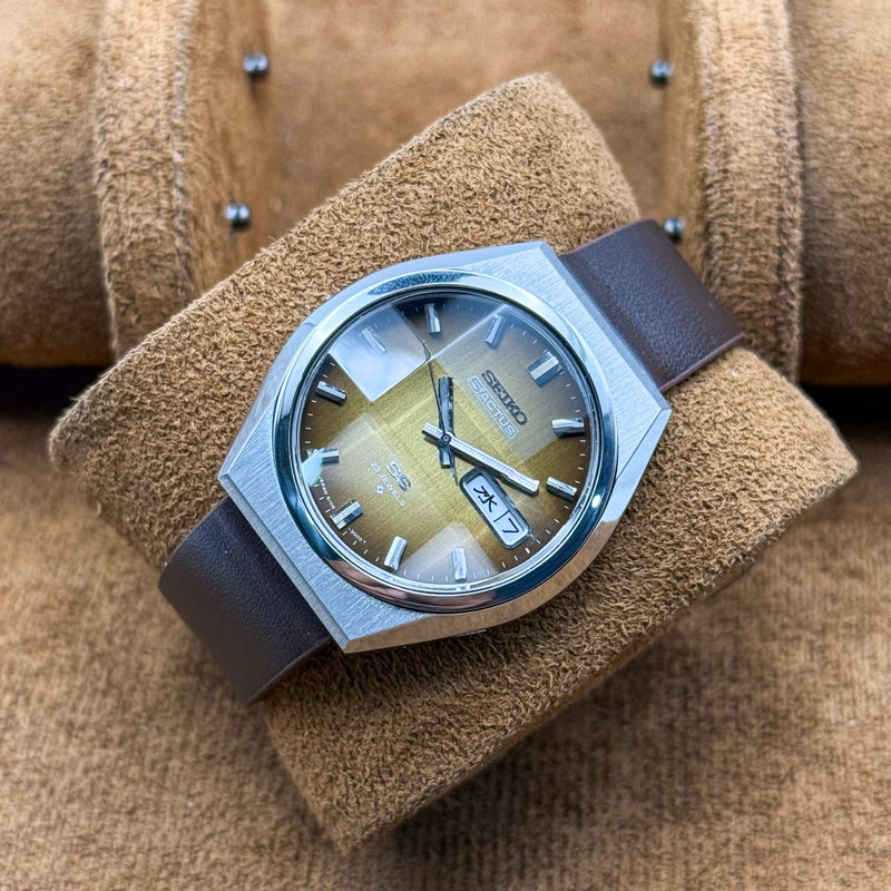 Seiko Seiko - 5 Actus SS "Gradient Golden Sunburst" [Near-Mint] 耀輪 – Yōrin – Radiant Circle - No reserve price - Men - 1975 vintage watch - image 10