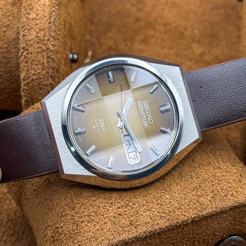 Seiko Seiko - 5 Actus SS "Gradient Golden Sunburst" [Near-Mint] 耀輪 – Yōrin – Radiant Circle - No reserve price - Men - 1975 vintage watch - image 19
