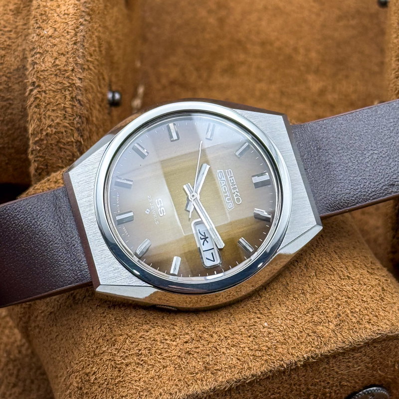 Seiko Seiko - 5 Actus SS "Gradient Golden Sunburst" [Near-Mint] 耀輪 – Yōrin – Radiant Circle - No reserve price - Men - 1975 vintage watch - image 20
