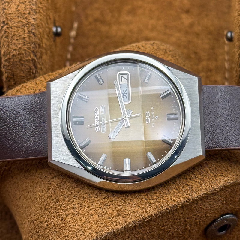 Seiko Seiko - 5 Actus SS "Gradient Golden Sunburst" [Near-Mint] 耀輪 – Yōrin – Radiant Circle - No reserve price - Men - 1975 vintage watch - image 21