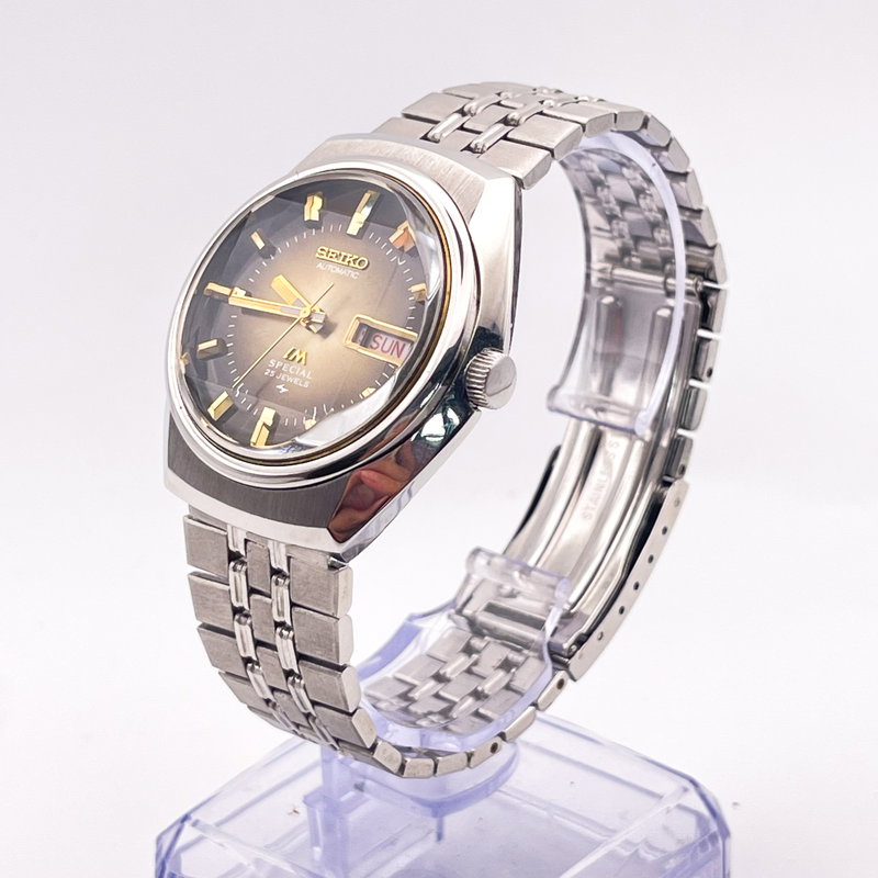 Seiko Seiko - LM Special "Gradient Golden Sunburst" ["Near-NOS"] "Serviced" 金霞 (Kin Kasumi) – Golden Haze - 5216-6020 - Men - 1974 vintage watch - image 2