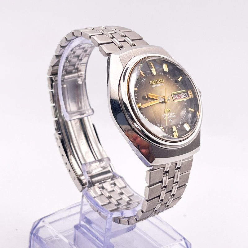 Seiko Seiko - LM Special "Gradient Golden Sunburst" ["Near-NOS"] "Serviced" 金霞 (Kin Kasumi) – Golden Haze - 5216-6020 - Men - 1974 vintage watch - image 4