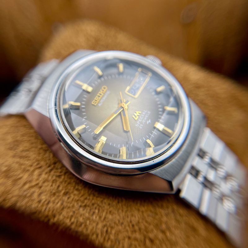 Seiko Seiko - LM Special "Gradient Golden Sunburst" ["Near-NOS"] "Serviced" 金霞 (Kin Kasumi) – Golden Haze - 5216-6020 - Men - 1974 vintage watch - image 19