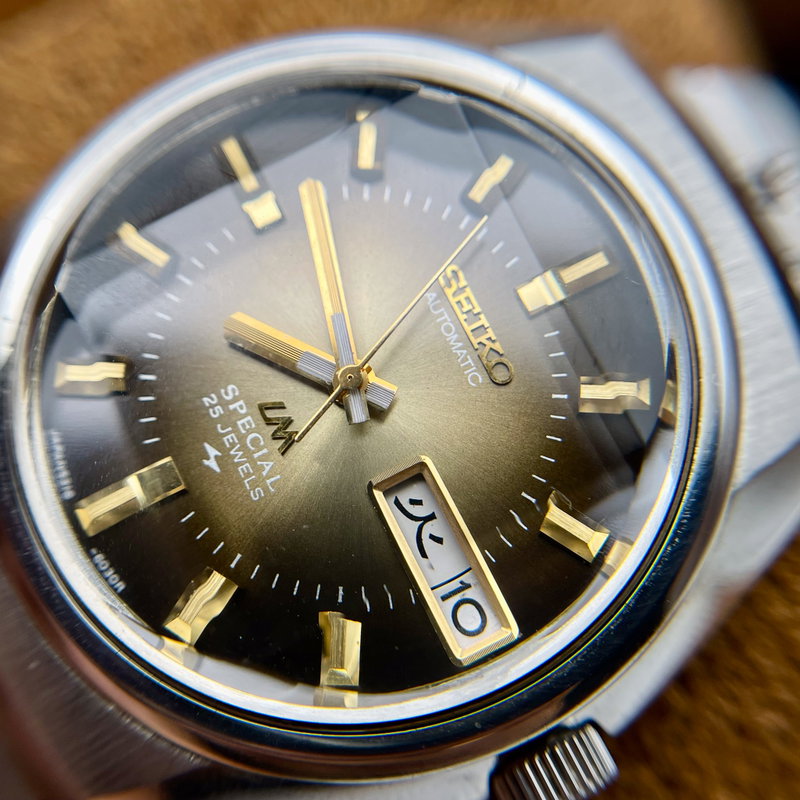 Seiko Seiko - LM Special "Gradient Golden Sunburst" ["Near-NOS"] "Serviced" 金霞 (Kin Kasumi) – Golden Haze - 5216-6020 - Men - 1974 vintage watch - image 20