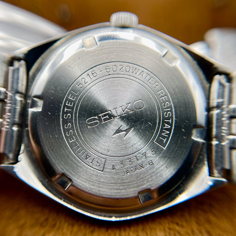 Seiko Seiko - LM Special "Gradient Golden Sunburst" ["Near-NOS"] "Serviced" 金霞 (Kin Kasumi) – Golden Haze - 5216-6020 - Men - 1974 vintage watch - image 24