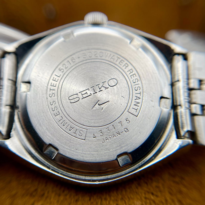 Seiko Seiko - LM Special "Gradient Golden Sunburst" ["Near-NOS"] "Serviced" 金霞 (Kin Kasumi) – Golden Haze - 5216-6020 - Men - 1974 vintage watch - image 25
