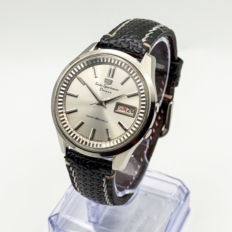 Seiko Seiko - Sportsmatic Deluxe [Near-Mint] 静輪 (Seirin) – Silent Circle - No reserve price - 7619-7060 - Men - 1965 vintage watch - image 1