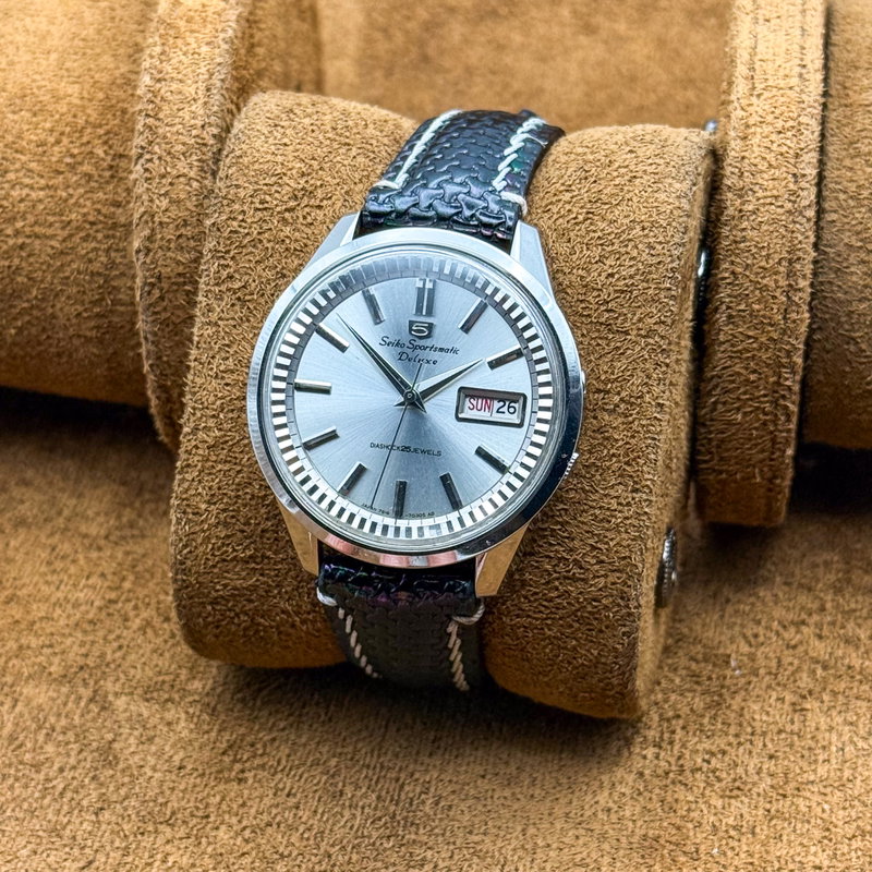 Seiko Seiko - Sportsmatic Deluxe [Near-Mint] 静輪 (Seirin) – Silent Circle - No reserve price - 7619-7060 - Men - 1965 vintage watch - image 10