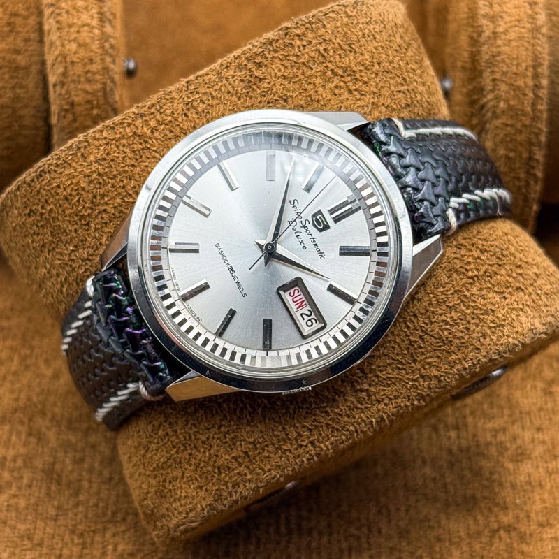 Seiko Seiko - Sportsmatic Deluxe [Near-Mint] 静輪 (Seirin) – Silent Circle - No reserve price - 7619-7060 - Men - 1965 vintage watch - image 11